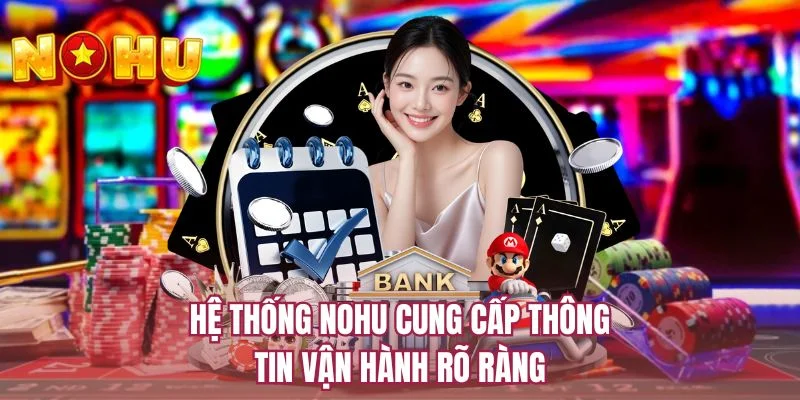 Hệ thống NOHU cung cấp thông tin vận hành rõ ràng